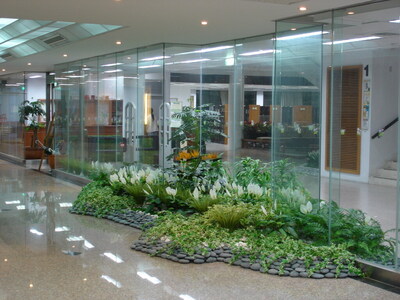 1F-大門左側造景01(2003-2021.7)